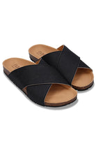 NAE Tupai Black Sandal by Piñatex, Unisex | Sophie Stone