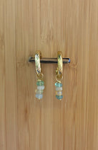 Jules Bean Earrings Opal gold-plated sterling silver | Sophie Stone