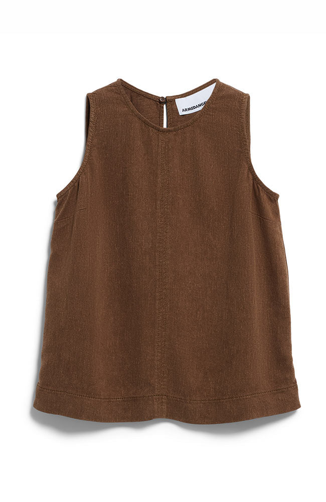 ARMEDANGELS Pinaarn Brown Tank Top by Piñayarn for Women | Sophie Stone