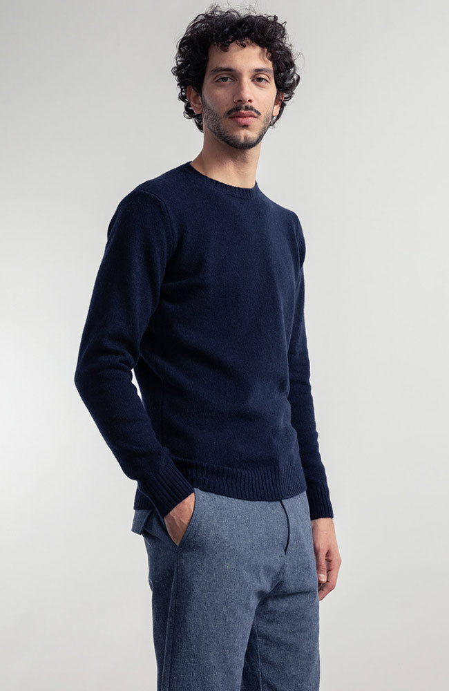 Rifo Romeo sweater in recycled cashmere for men | Sophie Stone