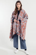 Rifò Creek cape violet terracotta recycled cotton ladies | Sophie Stone