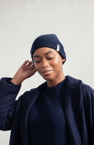 Rifo Frank slouchy Mütze blau recycelter Wolle unisex | Sophie Stone