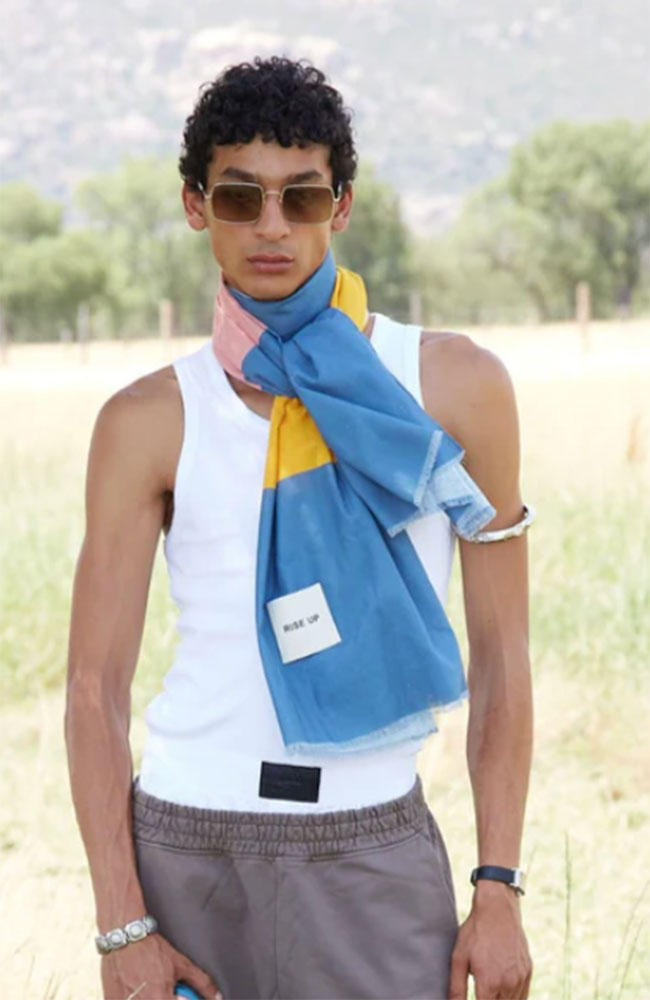 VERB TO DO Rise Up Organic Cotton Scarf for Women | Sophie Stone