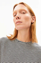ARMEDANGELS gestreept shirt zwart wit bio katoen dames | Sophie Stone