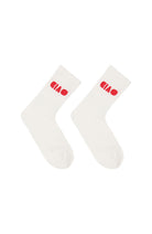 Socken Ciao gebrochenes Weiß aus Bio-Baumwolle Unisex | Sophie Stone