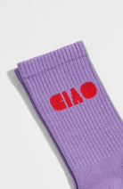 Lanius sokken Ciao verbena paars van biologisch katoen voor dames | Sophie stone