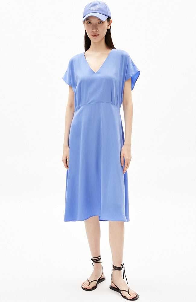 ARMEDANGELS Aalbine jurk blue bloom | Sophie Stone