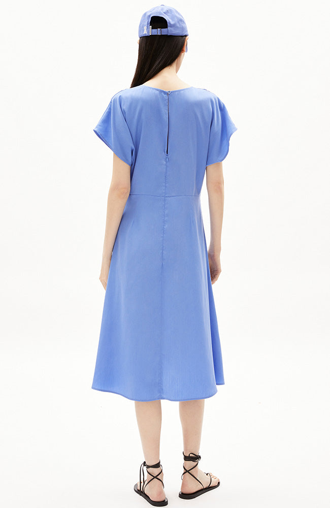 ARMEDANGELS Aalbine jurk blue bloom dames | Sophie Stone