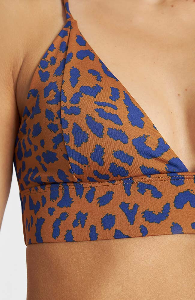 Gewidmetes Bikinioberteil Alva Leopard | Sophie Stone 