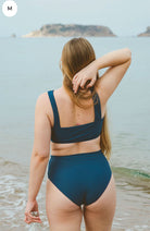 Lilja the Label blauw boxy bikinitop econyl vrouw | Sophie Stone 