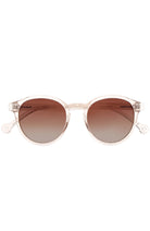 Parafina Sunglasses Canal Transparent Nude made from recycled PET | Sophie Stone
