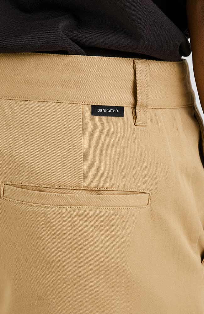 Dedicated Chinos Sund kelp beige pants organic cotton men's | Sophie Stone