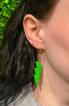 Studio Oorlel Tina Thunder groen vegan handgemaakte oorbellen | Sophie Stone