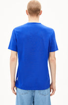 ARMEDANGELS Jaames dynamo blue t-shirt made of organic cotton | Sophie Stone