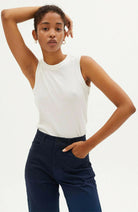 Thinking MU White Juliette top bio katoen voor dames | Sophie Stone