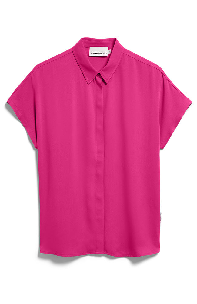 ARMEDANGELS Larisaana Bluse „Very Berry“ aus Ecovero für Damen | Sophie Stone