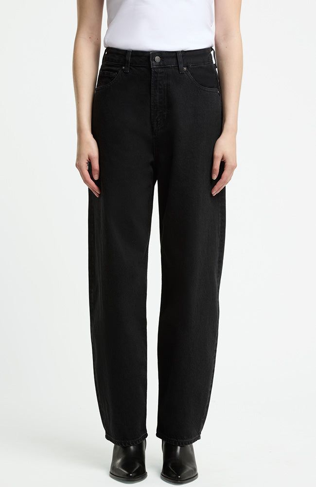 Kings of Indigo Leila Jeans, Black, Used, Recycled Cotton, Women's | Sophie Stone