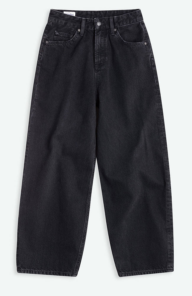 Kings of Indigo Leila Jeans, Holo Black, Used Cotton | Sophie Stone
