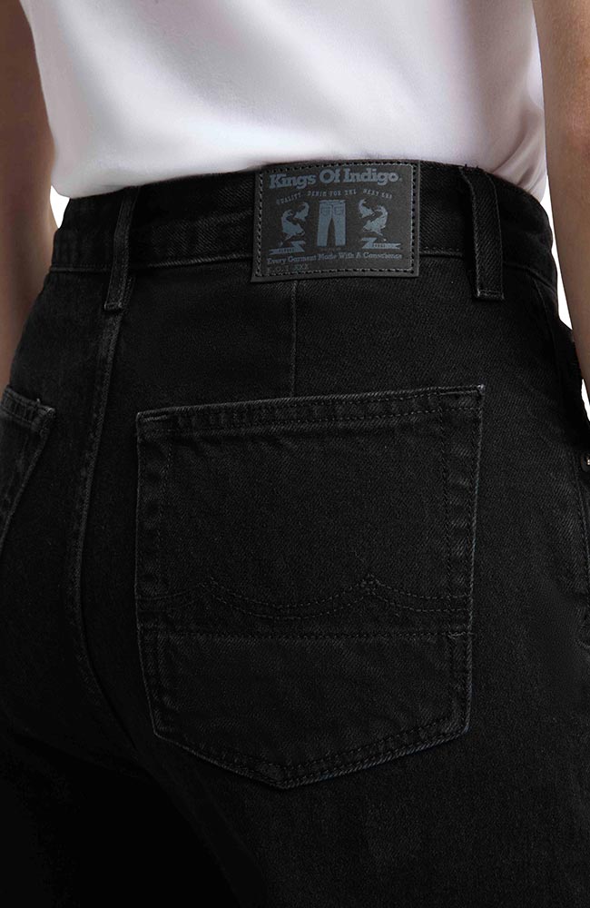 Kings of Indigo Leila Jeans, Holo Black, Used, Recycled Cotton | Sophie Stone