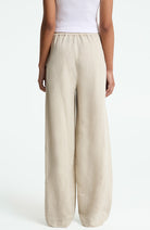 Kings of Indigo Lilian Trousers in Ecru, 100% Linen, for Women | Sophie Stone