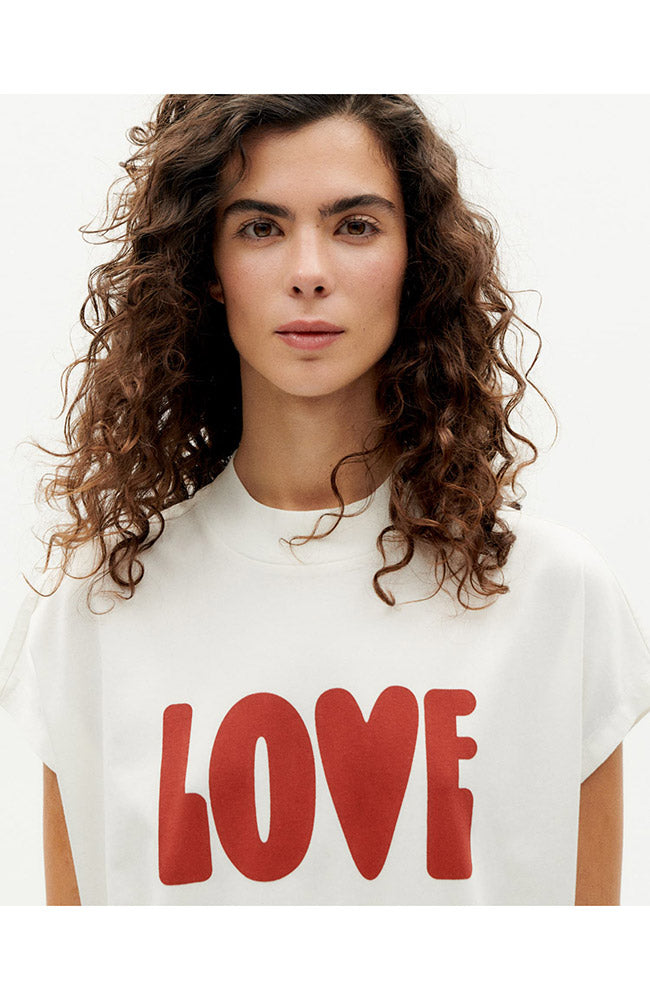 Thinking MU Love Volta shirt bio katoen dames | Sophie Stone