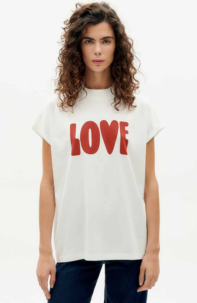 Thinking MU Love Volta t-shirt bio katoen dames | Sophie Stone