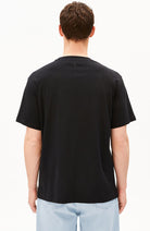 ARMEDANGELS Maarkos t-shirt zwart van linnen men | Sophie Stone