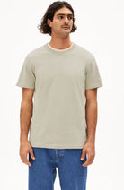 ARMEDANGELS Maarkos sea green shirt organic cotton men | Sophie Stone