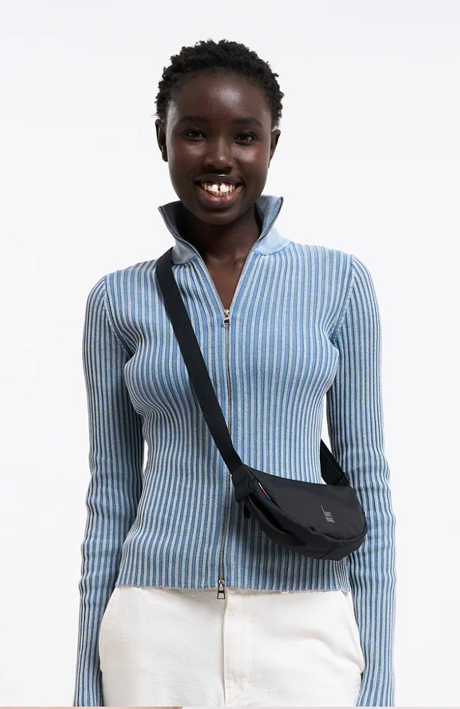 GOT BAG Moon bag mini zwart van gerecycled plastic uniseks | Sophie Stone