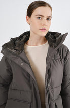 Embassy of Brick and Logs Ry puffer parka brown recycled polyester | Sophie Stone 