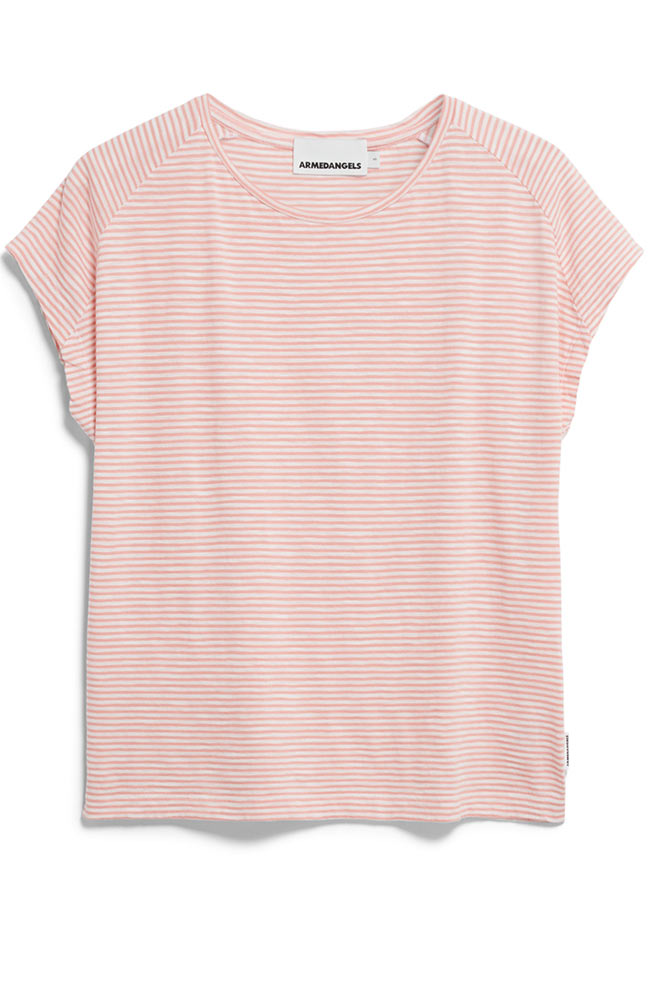 ARMEDANGELS Oneliaa lovely stripes shirt rosalilly organic cotton ladies | Sophie Stone