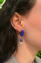 Studio Oorlel Blue Pearl oorbellen handgemaakt | Sophie Stone