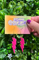 Studio Oorlel Tina Thunder roze handgemaakte oorbellen | Sophie Stone