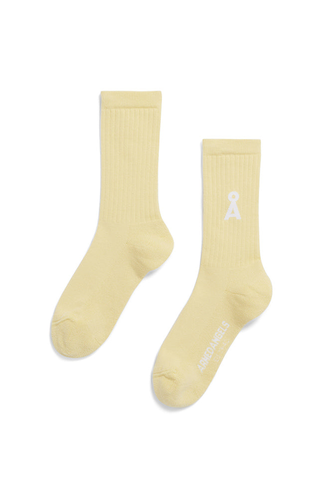 ARMEDANGELS Saamus sports socks early yellow organic cotton unisex | Sophie Stone