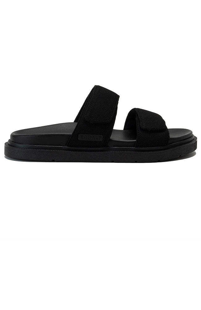 Ecoalf Frida slippers zwart van gerecycled PET voor dames | Sophie Stone