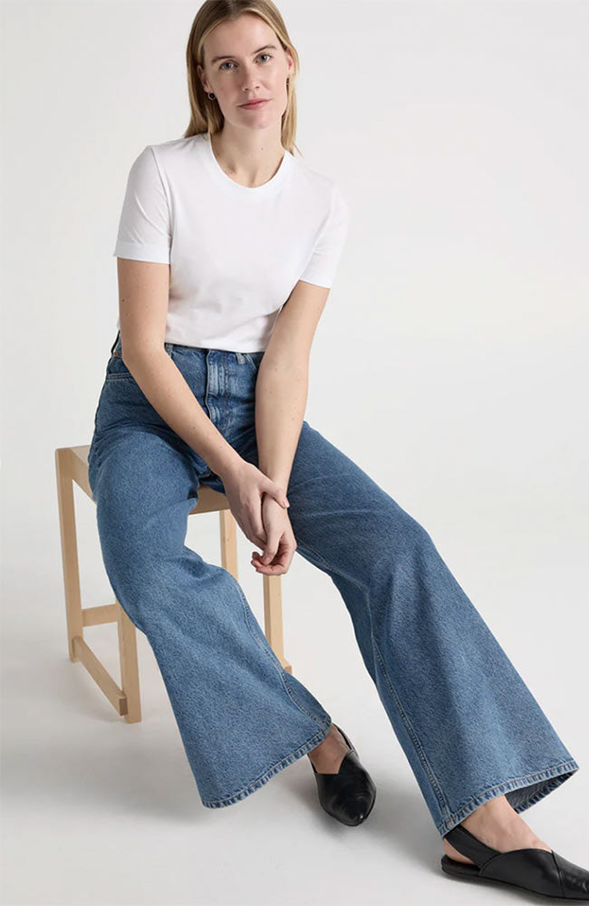 MUD jeans Sara High Loose Stone Vintage van katoen vrouw | Sophie Stone