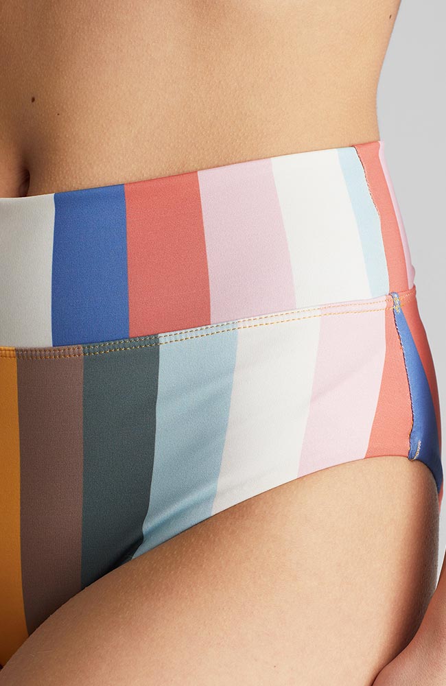 Gewidmetes Bikini-Unterteil Slite stripes multi | Sophie Stone 