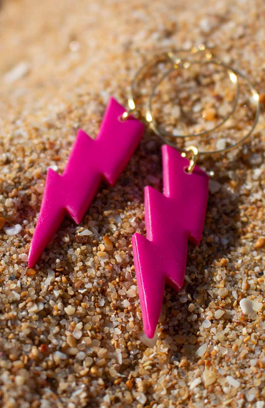 Studio Oorlel Tina Thunder roze handgemaakte oorbellen | Sophie Stone