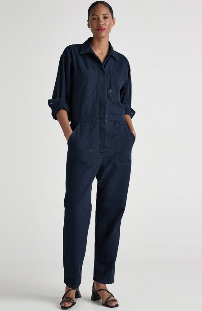 MUD jeans Uma jumpsuit onyx dry van bio katoen dames | Sophie Stone