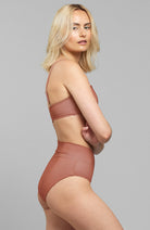 Dedicated Bikini Top Alva Copper Brown duurzame mode | Sophie Stone 
