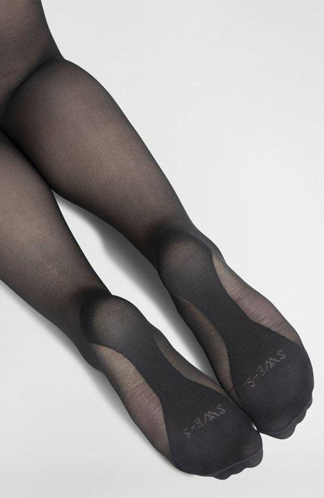 Swedish Stockings | Carla Cotton Sole tights 30 denier recycled nylon | Sophie Stone