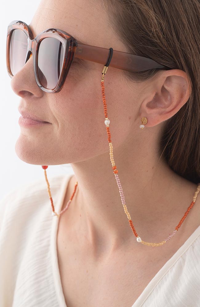 A Beautiful Story Midsummer Carnelian GC Glasses Cord | Sophie Stone