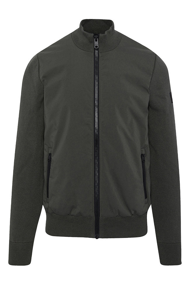 Ecoalf Petrea knit jacket groen 100% RPET | Sophie Stone 