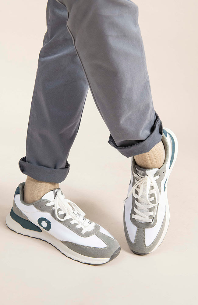 Ecoalf vegan sneaker off white grey 100% gerecycled PET | Sophie Stone