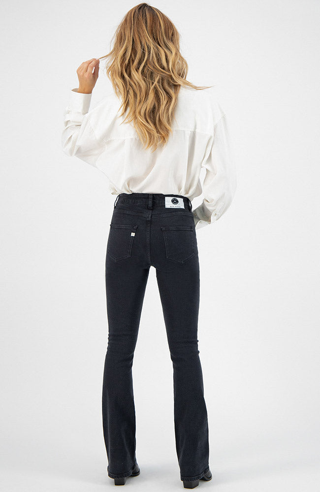 MUD jeans Flared Hazen Stone zwart | Sophie Stone