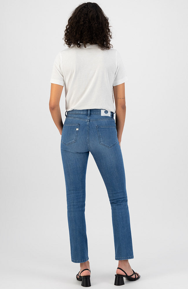 MUD jeans Faye Straight Authentic Indigo blauw | Sophie Stone