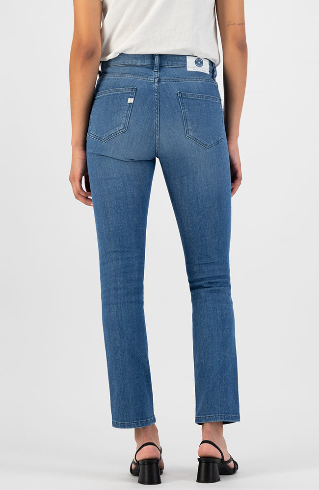 MUD jeans Faye Straight Authentic Indigo van bio katoen | Sophie Stone