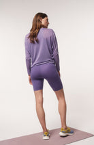LANIUS cycling shorts paars van Econyl | Sophie Stone