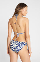 Dedicated Bikini Broekje Odda Zebra Blue van rPET | Sophie Stone 