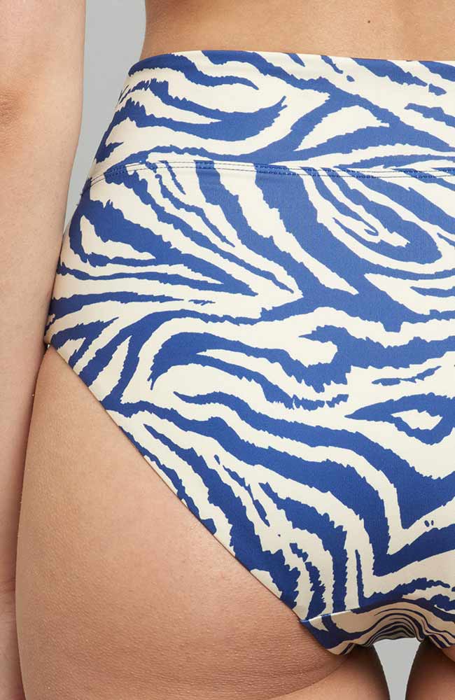 Dedicated Bikini Broekje Slite Zebra Blue | Sophie Stone 